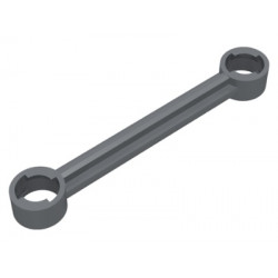 Technic, Link 1 x 6 with Stoppers: {тъмно каменно сив}