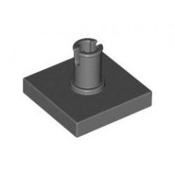 Плочка 2X2 с вертикална щракалка: {тъмно каменно сив}