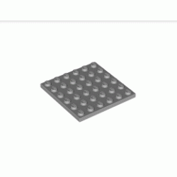 Плочка 6X6: {умерено каменно сив}