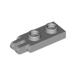 Hinge Plate 1 x 2 with 2 Fingers: {умерено каменно сив}