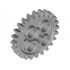 Technic, Gear 24 Tooth (2nd Version - 1 Axle Hole): {умерено каменно сив}