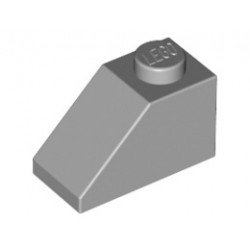 Покривна плочка 1X2/45°: {сив}