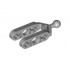 Technic, Steering Knuckle Arm with Ball Joint (Tow Ball): {умерено каменно сив}