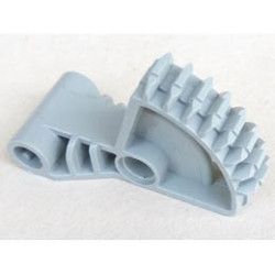 Technic, Arm 2 x 5 with 1/4 Gear 8 Tooth Double Bevel: {умерено каменно сив}
