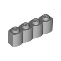 Палисадна тухличка 1X4: {умерено каменно сив}