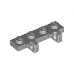 Плочка 1X4 с вертикални свръзки : {умерено каменно сив}