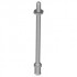 Bar   8L with Stop Rings and Pin (Technic, Figure Accessory Ski Pole) - Rounded End: {умерено каменно сив}