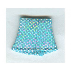 Belville, Clothes Skirt Short, A-Line with Silver Faux Sequins: {умерено синьо-зелен}