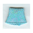 Belville, Clothes Skirt Short, A-Line with Silver Faux Sequins: {умерено синьо-зелен}