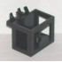 Crane Bucket Lift Basket 2 x 3 x 2 with Non-Locking Hinge Fingers : {черен}