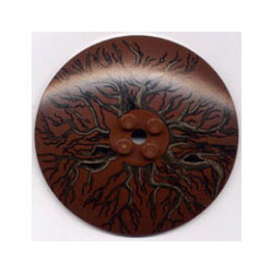 Dish 8 x 8 Inverted (Radar) with Tree Branches Pattern: {земно оранжев}