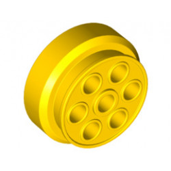 Wheel 30mm D. x 13mm (13 x 24 Model Team): {ярко жълт}