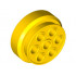 Wheel 30mm D. x 13mm (13 x 24 Model Team): {ярко жълт}
