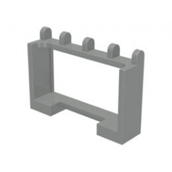 Hinge Vehicle Roof Holder 1 x 4 x 2: {сив}
