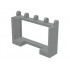 Hinge Vehicle Roof Holder 1 x 4 x 2: {сив}