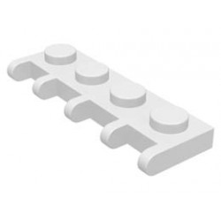 Hinge Vehicle Roof Holder 1 x 4: {бял}