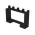 Hinge Vehicle Roof Holder 1 x 4 x 2: {черен}