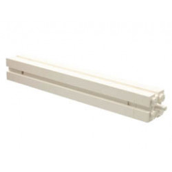 Support 2 x 2 x 12 with Grooves and Top Peg, Smooth on All Sides: {бял}