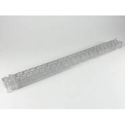 Brick, Modified 2 x 24 with Peg at each End: {прозрачен с блясък}