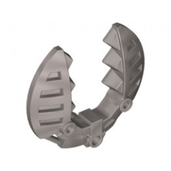 Bionicle Weapon 5 x 5 Shield with Wrench Toothed: {сребърно метален}