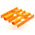 Scala Accessories - Complete Sprue - Table Containers (Wine, Milk, 2 Jars): {ярко оранжев}