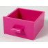 Container, Cupboard 4 x 4 x 4 Drawer, Open Handle : {ярко пурпурен}