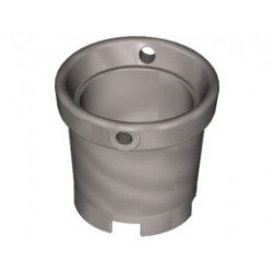 Belville Utensil Bucket Round: {сребрист}