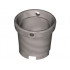 Belville Utensil Bucket Round: {сребрист}