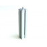 Support 2 x 2 x 8 with Grooves and Top Peg, Smooth on All Sides: {умерено каменно сив}