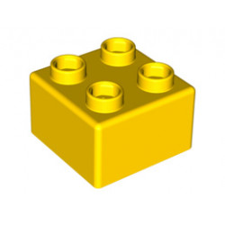 Камък 2X2 (63,4 X 63,4): {ярко жълт}
