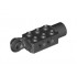 Technic, Brick Modified 2 x 3 with Pin Holes, Rotation Joint Ball Half (Vertical Side), Rotation Joint Socket: {черен}