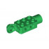 Technic, Brick Modified 2 x 3 with Pin Holes, Rotation Joint Ball Half (Vertical Side), Rotation Joint Socket: {тъмно зелен}