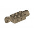 Technic, Brick Modified 2 x 3 with Pin Holes, Rotation Joint Ball Half (Vertical Side), Rotation Joint Socket: {пясъчно жълт}
