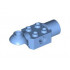 Technic, Brick Modified 2 x 2 with Pin Hole, Rotation Joint Ball Half (Horizontal Top), Rotation Joint Socket: {умерено син}