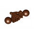 Bionicle Toa Metru Arm Lower Section with 2 Ball Joints: {червеникаво-кафяв}