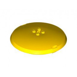 Container, X-Pod Top Cap 9 x 9 x 1 1/3: {ярко жълт}