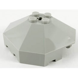 Windscreen 6 x 6 Octagonal Canopy with Axle Hole: {сив}
