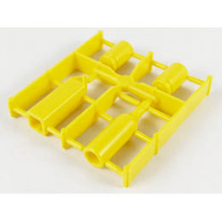 Scala Accessories - Complete Sprue - Table Containers (Wine, Milk, 2 Jars): {ярко жълт}