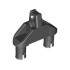 Hinge 1 x 3 with Two Pins, Locking 1 Finger: {черен}
