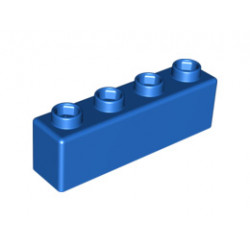Камък 1X4 (127,4 X 31,4): {ярко син}