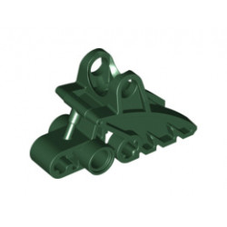 Bionicle Foot with Ball Joint Socket 2 x 3 x 5: {земно зелен}