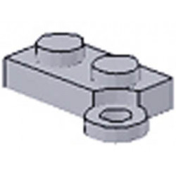 Hinge Plate 1 x 4 Swivel Base: {умерено каменно сив}