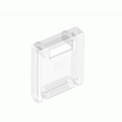 Пощенска кутия, предна част 2X2 : {прозрачен}