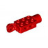 Technic, Brick Modified 2 x 3 with Pin Holes, Rotation Joint Ball Half (Vertical Side), Rotation Joint Socket: {ярко червен}