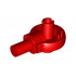 Technic, Rotation Joint Ball Loop with Two Perpendicular Pins with Friction: {ярко червен}