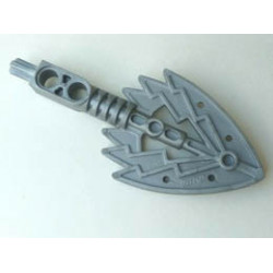 Bionicle Weapon Rahkshi Staff of Rage (Kurahk): {сребрист}