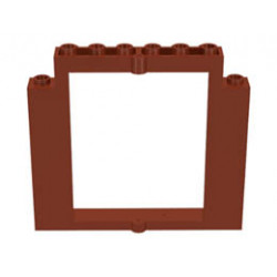 Door Frame 2 x 8 x 6 Swivel without Bottom Notches: {червеникаво-кафяв}