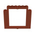 Door Frame 2 x 8 x 6 Swivel without Bottom Notches: {червеникаво-кафяв}