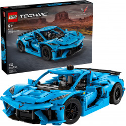 Син Chevrolet Corvette Stingray – ТЕХНИК