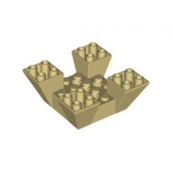 Ъглеста тухличка с щракалка 6X6X2 : {тухлено жълт}